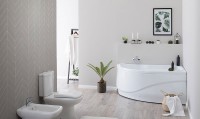 Акриловая ванна Aquanet Graciosa 00205389 R 150x90 см, угловая, правая, пристенная, белая, асимметричная, с каркасом
