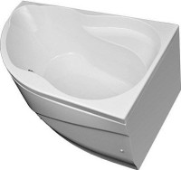 Акриловая ванна Aquanet Graciosa 00205389 R 150x90 см, угловая, правая, пристенная, белая, асимметричная, с каркасом
