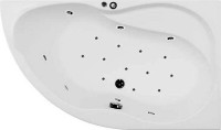 Акриловая ванна Aquanet Graciosa 00205389 R 150x90 см, угловая, правая, пристенная, белая, асимметричная, с каркасом