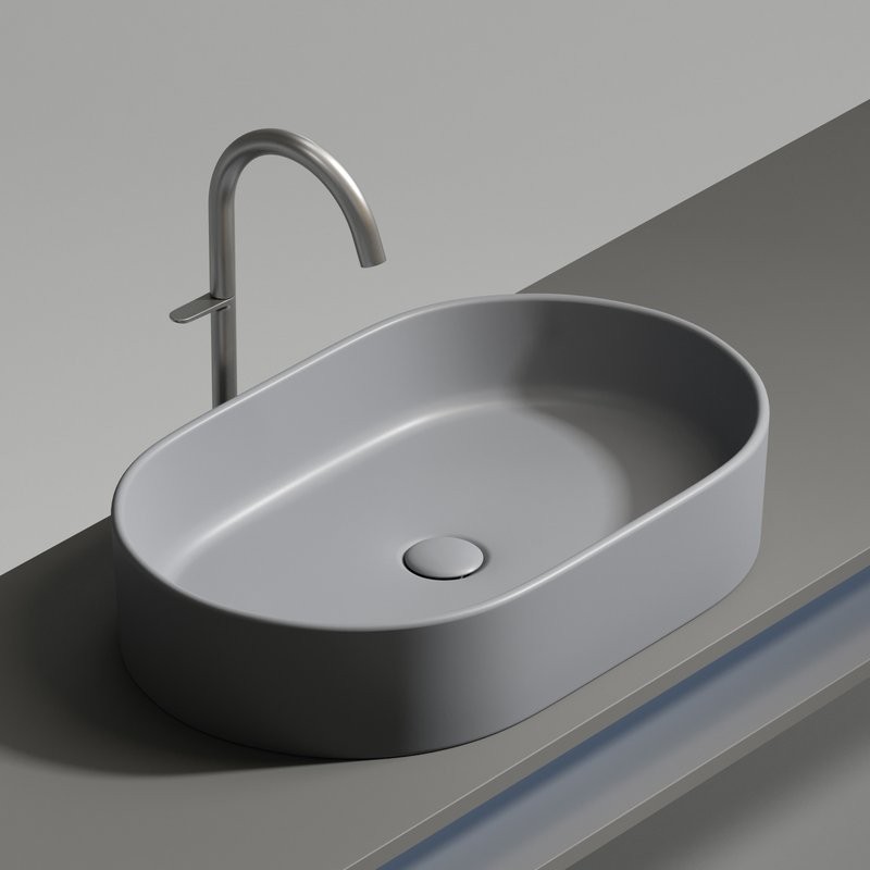 Накладная раковина Ceramicanova Element CN6048MH антрацит матовая