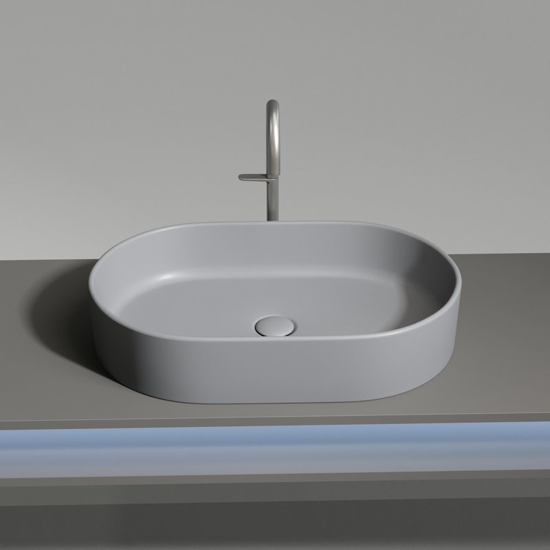 Накладная раковина Ceramicanova Element CN6048MH антрацит матовая