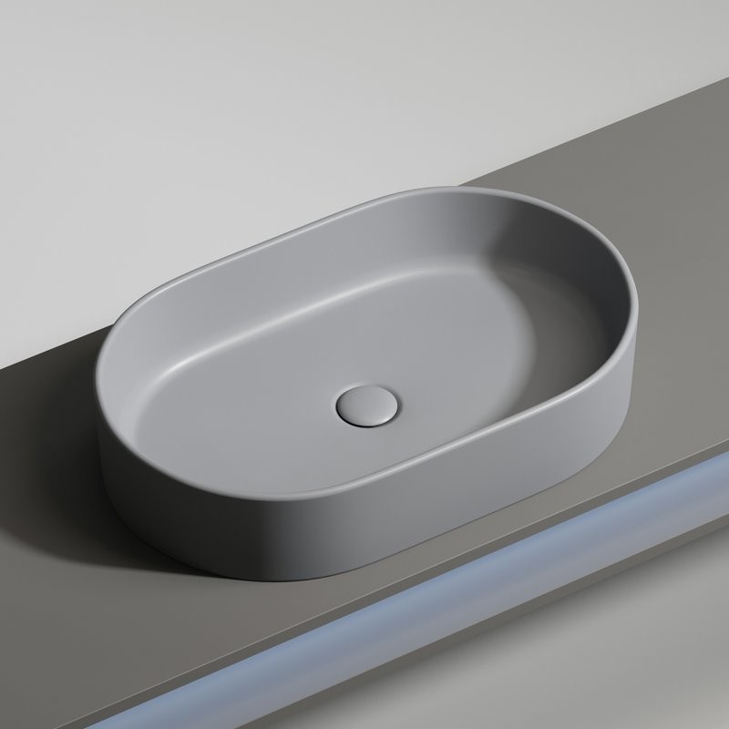 Накладная раковина Ceramicanova Element CN6048MH антрацит матовая