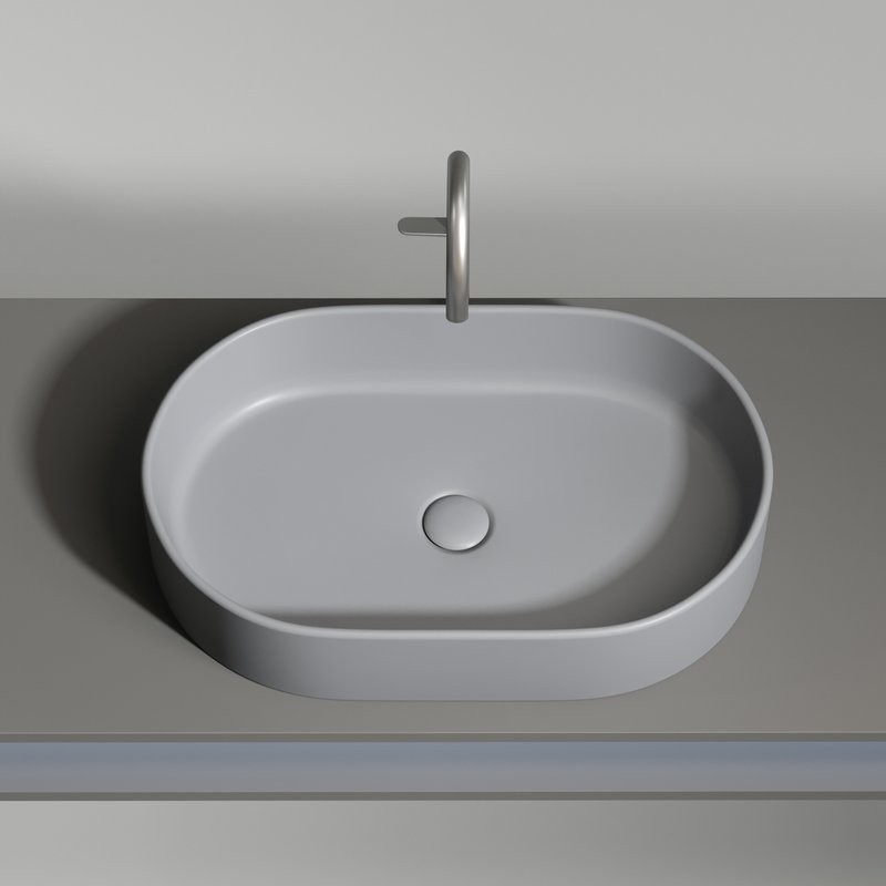Накладная раковина Ceramicanova Element CN6048MH антрацит матовая