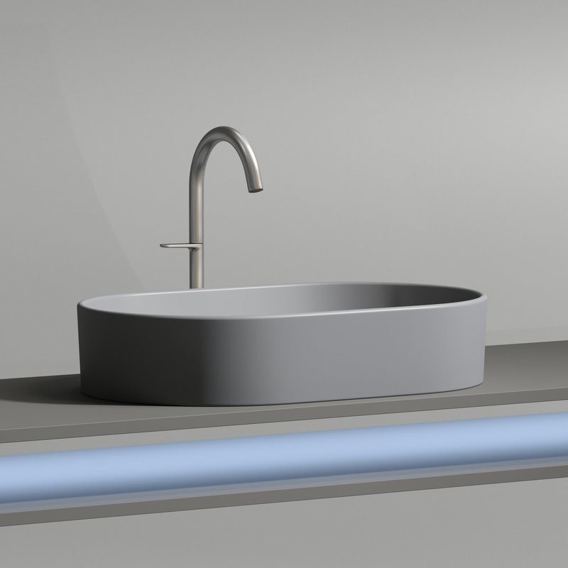 Накладная раковина Ceramicanova Element CN6048MH антрацит матовая