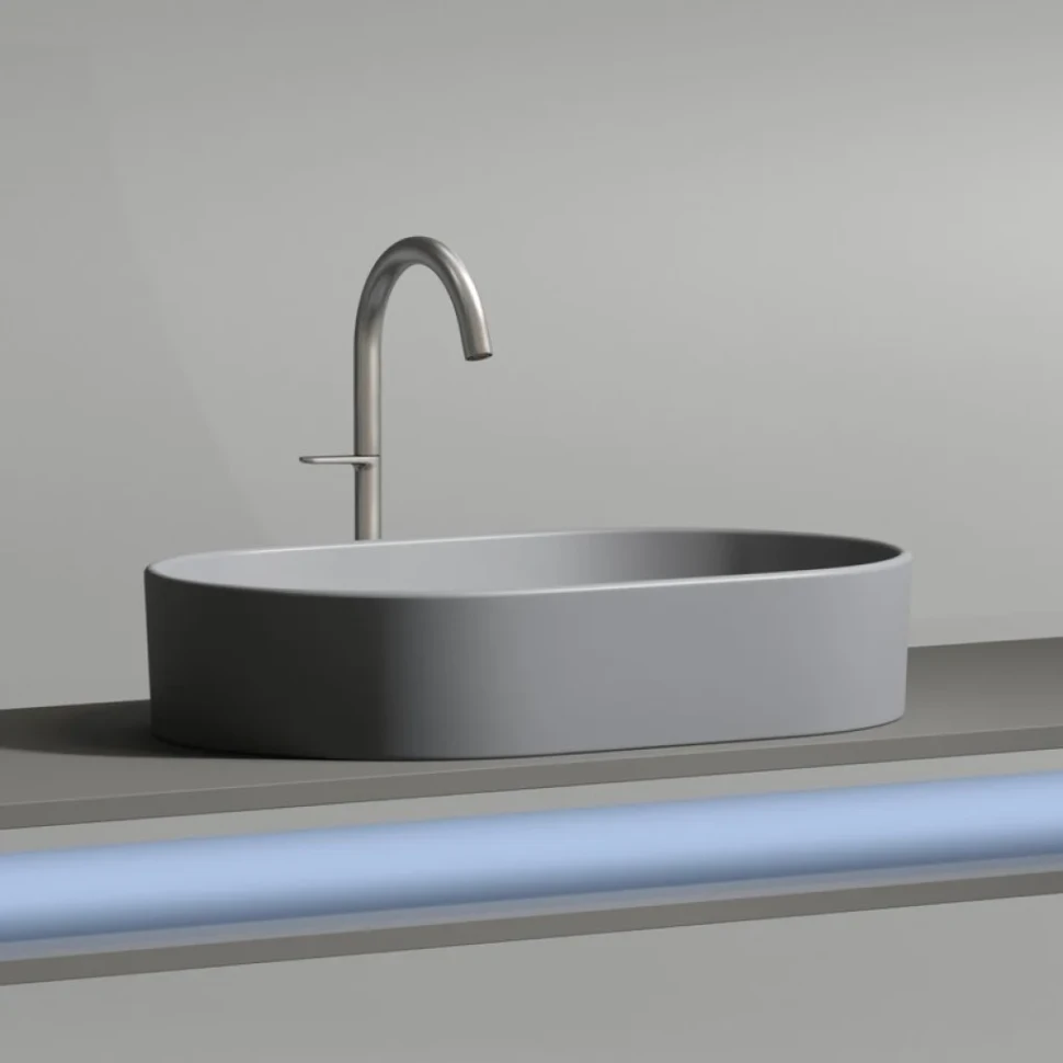 Накладная раковина Ceramicanova Element CN6048MH антрацит матовая