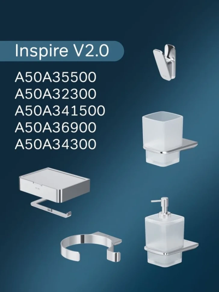 Крючок AM.PM Inspire V2.0 A50A35600 глянцевый хром, на шурупах