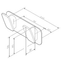 Крючок AM.PM Inspire V2.0 A50A35600 глянцевый хром, на шурупах Крючок AM.PM Inspire V2.0 A50A35600 глянцевый хром, на шурупах