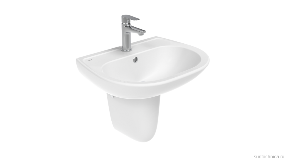 Раковина подвесная Creavit Sedef SD055-00CB00E-0000 56 глянцевая белая