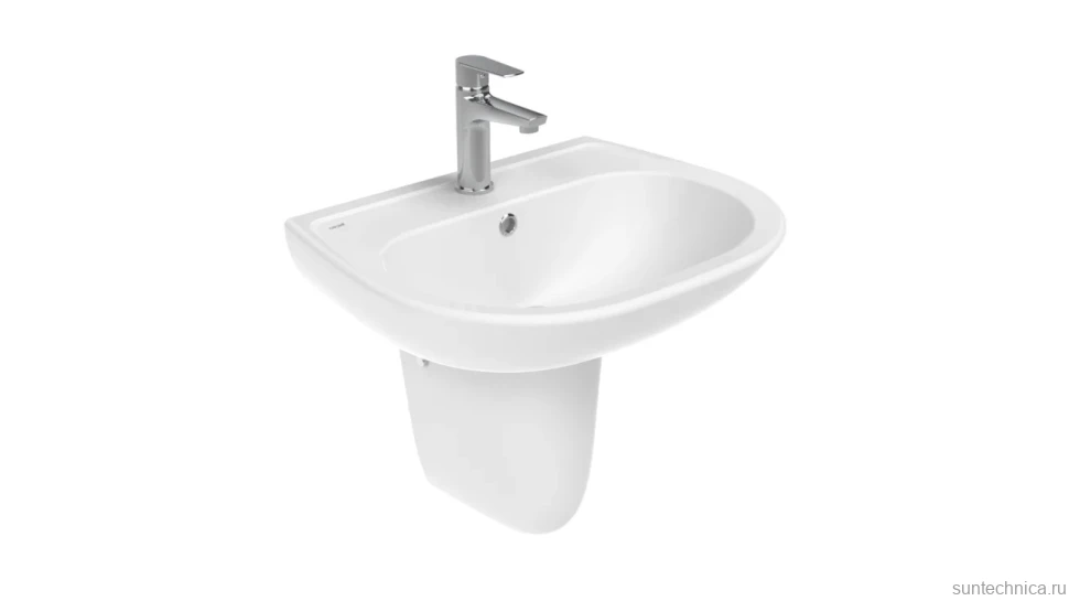 Раковина подвесная Creavit Sedef SD055-00CB00E-0000 56 глянцевая белая