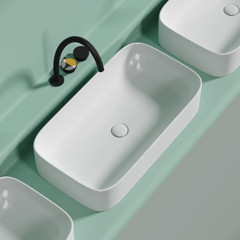 Накладная раковина Ceramicanova Element CN6054MW белая матовая