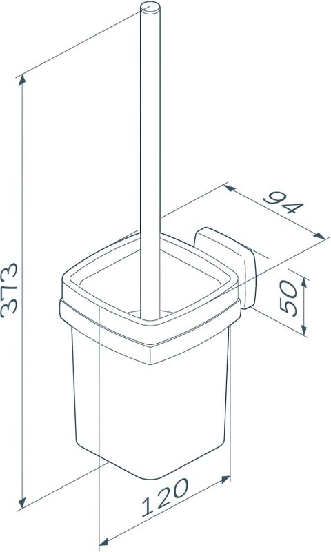 Набор Ершик AM.PM Gem A9033422 + Держатель A9034122 + Крючок A9035622