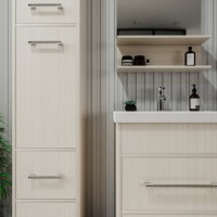 Мебель для ванной комнаты Бриклаер Чили 60 светлая лиственница С