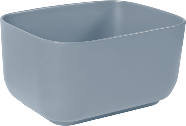 Накладная раковина SantiLine SL-1112BM голубая матовая