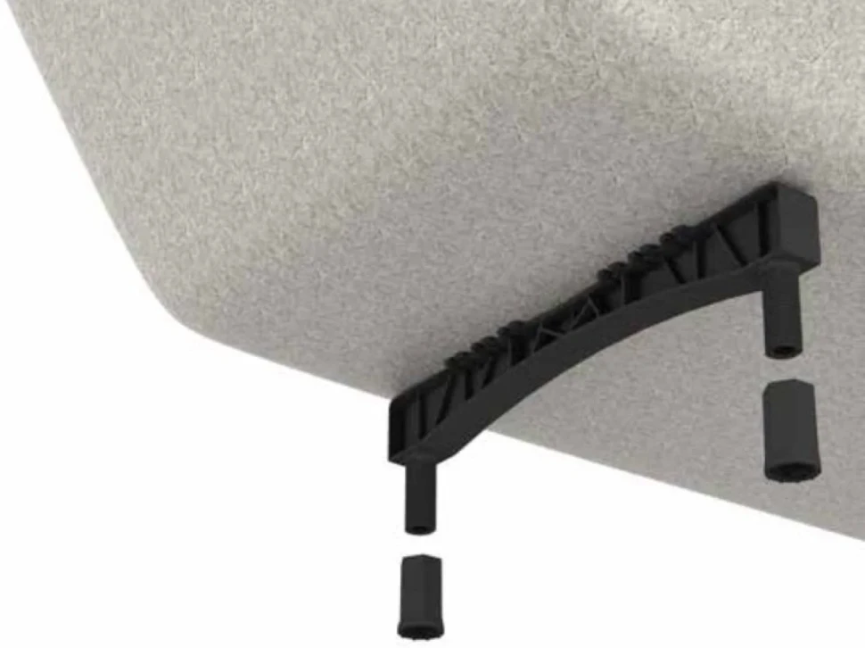 Акриловая ванна WHITECROSS Layla Slim 170x75 см, встраиваемая, белый глянец, на ножках