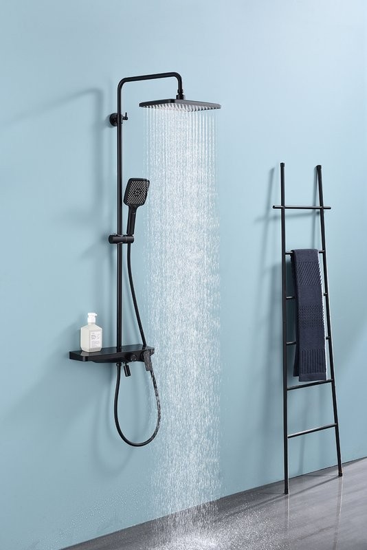 Душевая стойка Raglo R60.24.06 черный