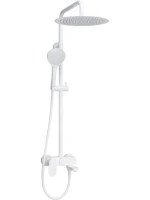 Душевая стойка Wasserkraft Mindel 8500 A185.161.155.WM белая Душевая стойка Wasserkraft Mindel 8500 A185.161.155.WM белая