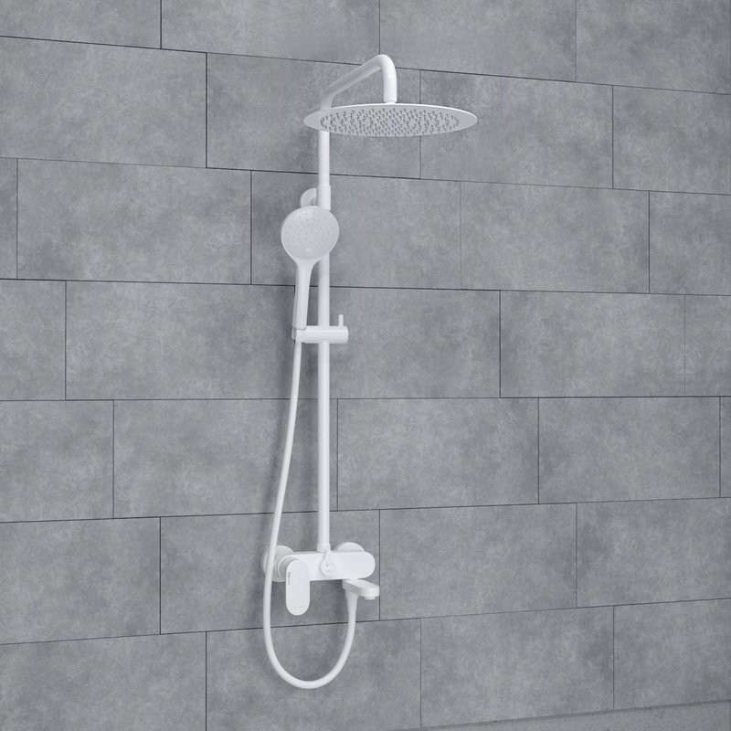 Душевая стойка Wasserkraft Mindel 8500 A185.161.155.WM белая