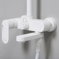 Душевая стойка Wasserkraft Mindel 8500 A185.161.155.WM белая Душевая стойка Wasserkraft Mindel 8500 A185.161.155.WM белая