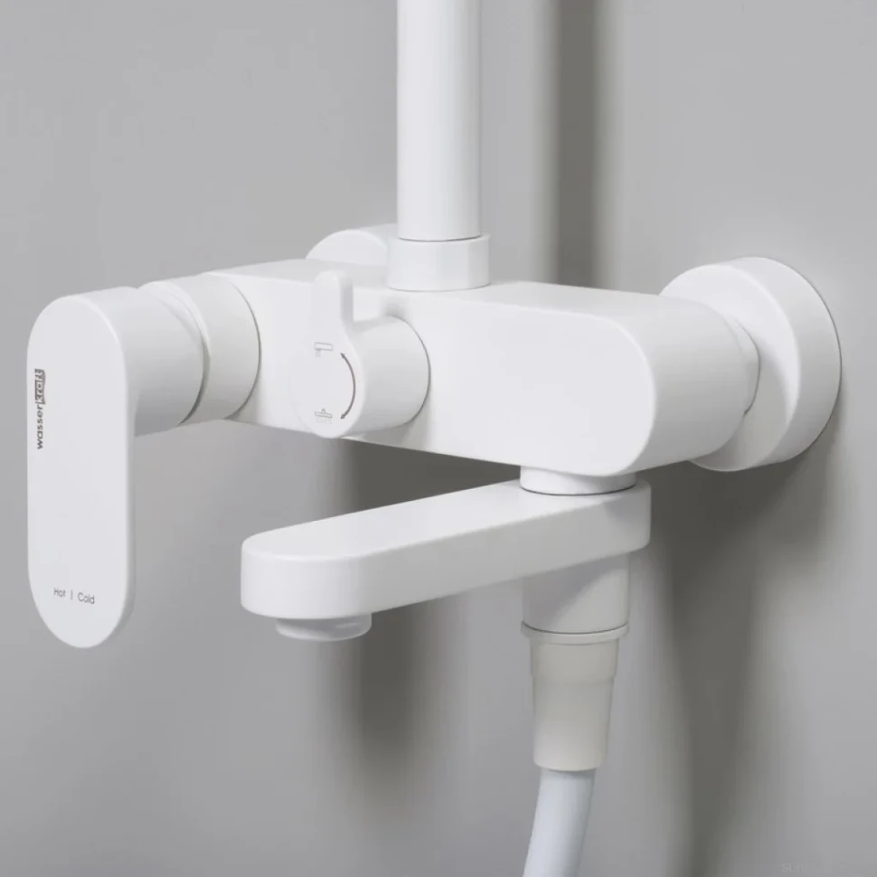 Душевая стойка Wasserkraft Mindel 8500 A185.161.155.WM белая