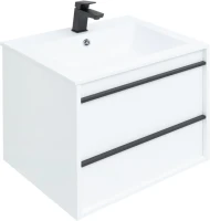 Мебель для ванной комнаты Aquanet Lino 60 белый матовый Мебель для ванной комнаты Aquanet Lino 60 белый матовый