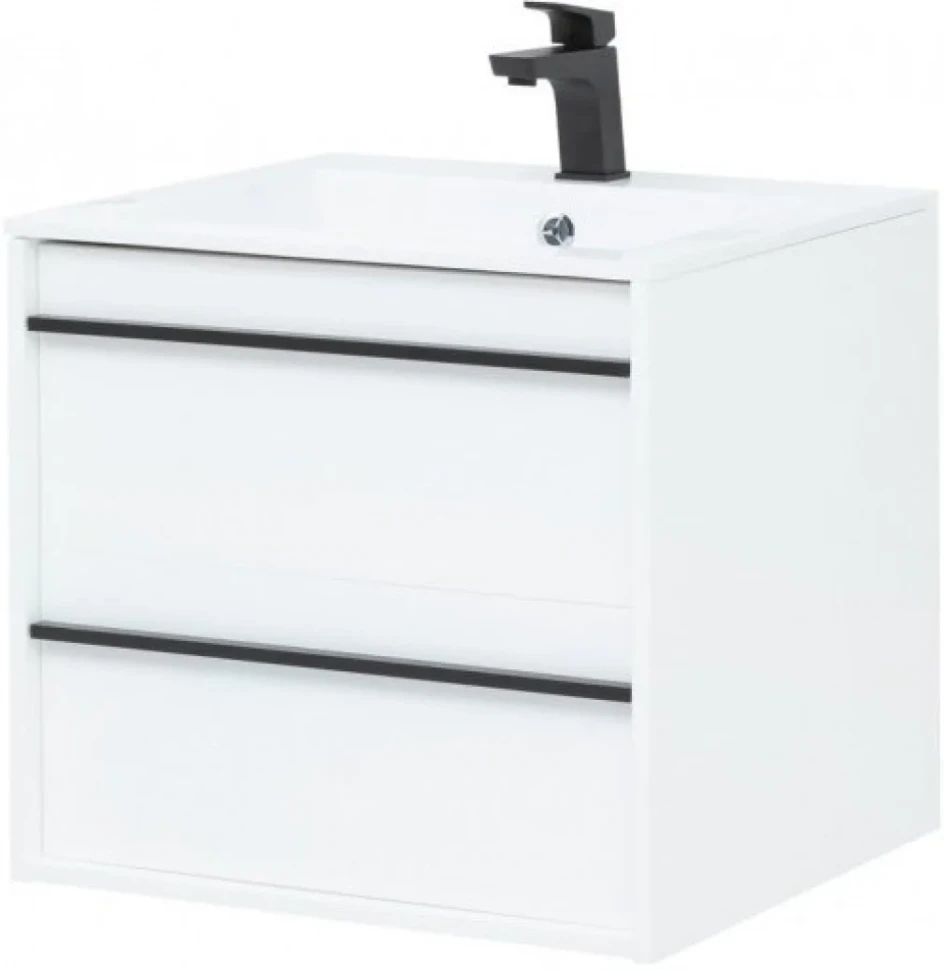 Мебель для ванной комнаты Aquanet Lino 60 белый матовый