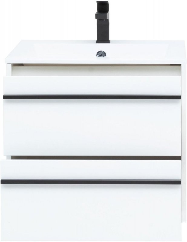 Мебель для ванной комнаты Aquanet Lino 60 белый матовый