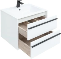 Мебель для ванной комнаты Aquanet Lino 60 белый матовый Мебель для ванной комнаты Aquanet Lino 60 белый матовый