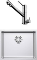 Комплект Мойка Omoikiri TADZAVA 54-U/I ULTRA-IN + Смеситель Tonami BN нержавеющая сталь