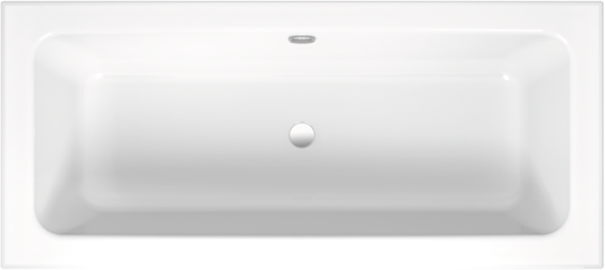Стальная ванна Bette One 180x80 см, встраиваемая, на ножках, с самоочищающимся покрытием, с шумоизоляцией