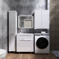 Мебель для ванной комнаты Style Line Марелла 70 напольная, белый глянец