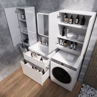 Мебель для ванной комнаты Style Line Марелла 70 напольная, белый глянец