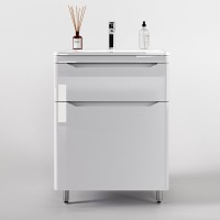 Мебель для ванной комнаты Style Line Марелла 70 напольная, белый глянец