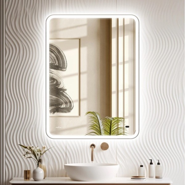 Зеркало Mixline Турин -2 60 с подсветкой, с подогревом, бесконтактный выключатель