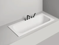 Ванна из искусственного камня Salini Orlanda Axis 190x80 см, встраиваемая, белая, на ножках