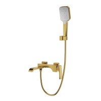 Смеситель для ванны Raglo R02.30.03, сатин золотой Смеситель для ванны Raglo R02.30.03, сатин золотой