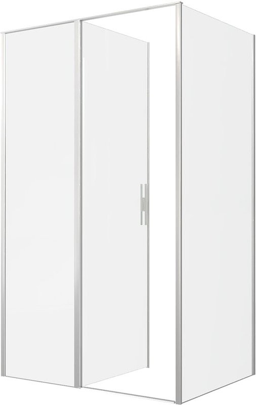 Душевой уголок Allen Brau Priority 120x90, профиль серебро браш, стекло прозрачное