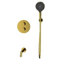 Душевой комплект WHITECROSS Y YSET10TOPGL С ВНУТРЕННЕЙ ЧАСТЬЮ, золото