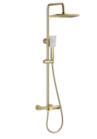 Душевая стойка Wonzon & Woghand WW-AE33110-BG брашированное золото