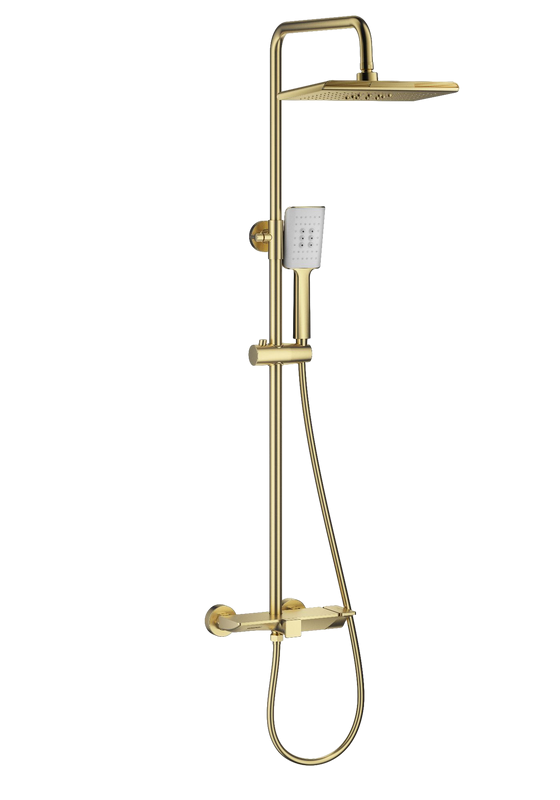 Душевая стойка Wonzon & Woghand WW-AE33110-BG брашированное золото