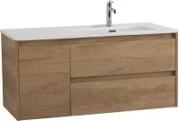 Тумба под раковину BelBagno Kraft 100 R, 2 ящика, дверца, rovere nebrasca nature
