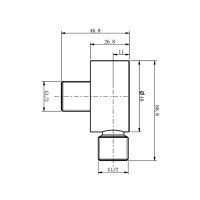 Шланговое подключение Caprigo Parts 99-590-vot бронза