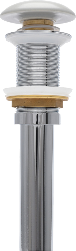 Донный клапан для раковины AQUAme AQM7002-0MFG без перелива, матовый светло-серый