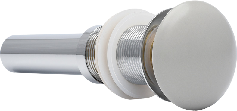 Донный клапан для раковины AQUAme AQM7002-0MFG без перелива, матовый светло-серый