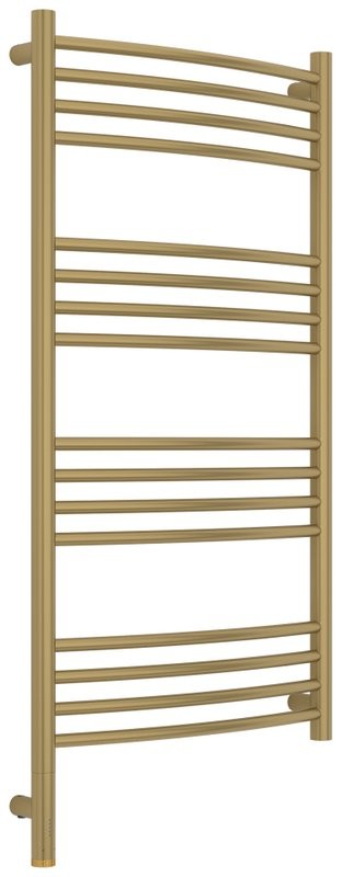 Полотенцесушитель электрический Сунержа Богема 3.1 32-6002-1050 110x55 см, подключение слева, золотой шелк, лесенка