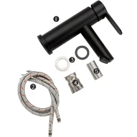 Смеситель для раковины Frap H801-6 F10801-6 черный Смеситель для раковины Frap H801-6 F10801-6 черный