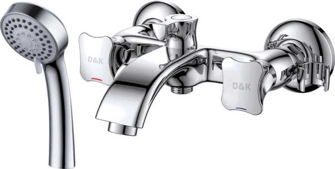 Смеситель для ванны с душем D&K Hessen Grimm DA1383201