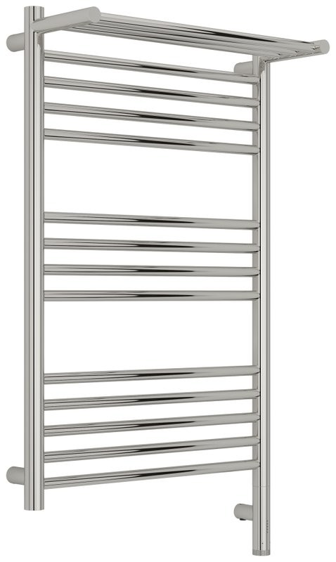 Полотенцесушитель электрический Сунержа Богема 3.1 00-6007-8050 90x55 см, подключение справа, без покрытия, лесенка, с полкой