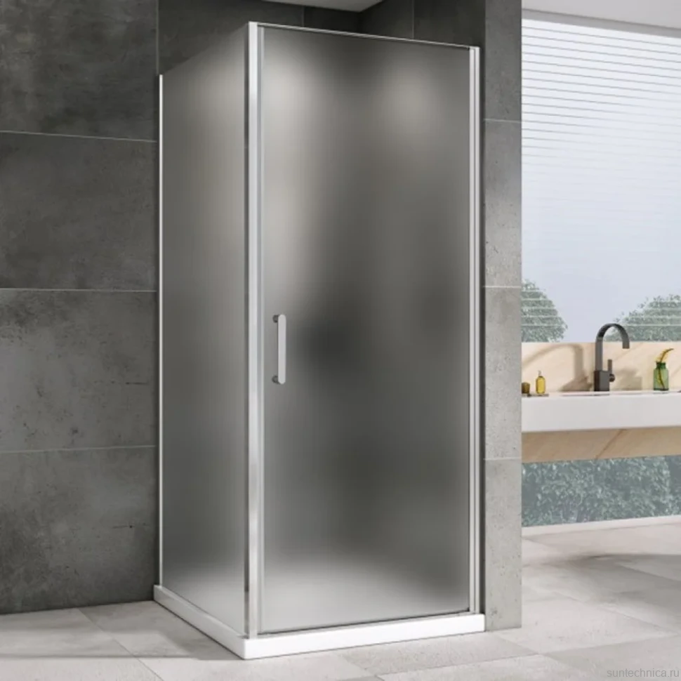 Душевой уголок Abber Sonnenstrand AG04090M-S85M 85x90, профиль хром, стекло матовое