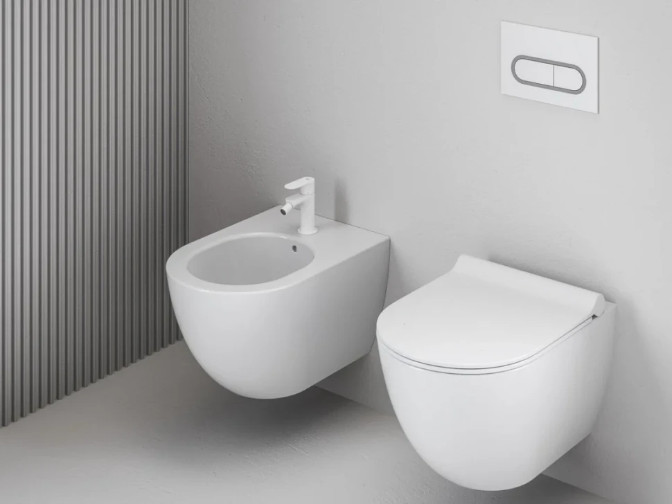 Смеситель для биде Ravak Eleganta EL 056.10WV белый вельвет