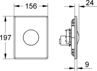 Кнопка смыва Grohe Skate 38573SH0 белая Кнопка смыва Grohe Skate 38573SH0 белая